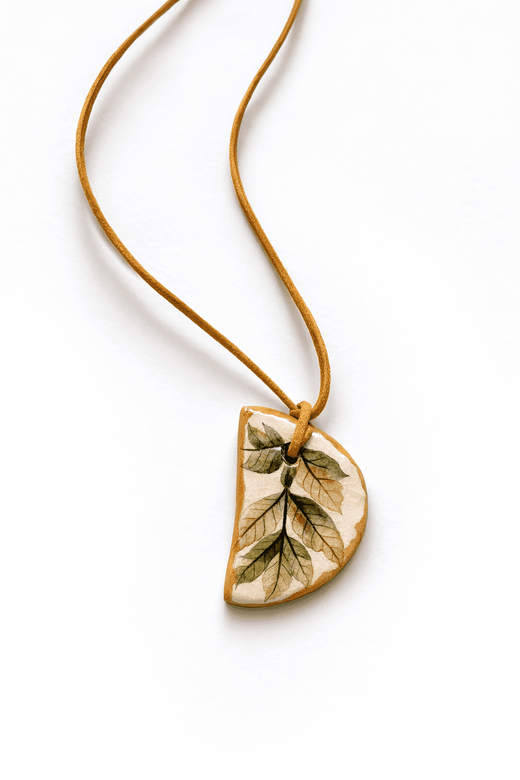 Collar de Porcelana pintado a mano
